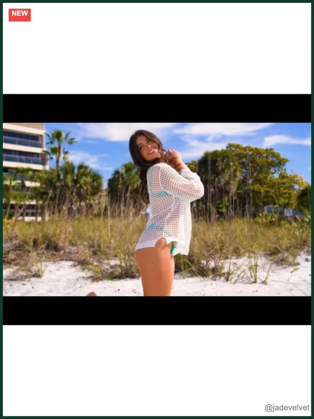 Long Sleeve Crochet Cover Up for Swimwear Beach Mesh Knit